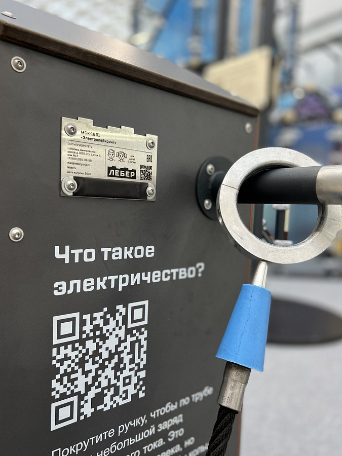 Проект первой "Научной детской площадки" Лебер на конгрессе молодых ученых